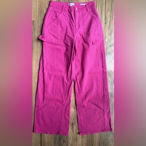 Forever 21 Pink Straight Leg Jeans